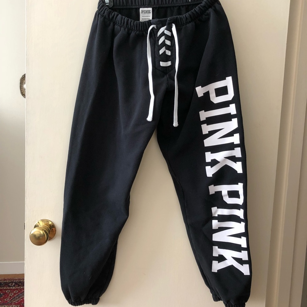 Pink sweatpants